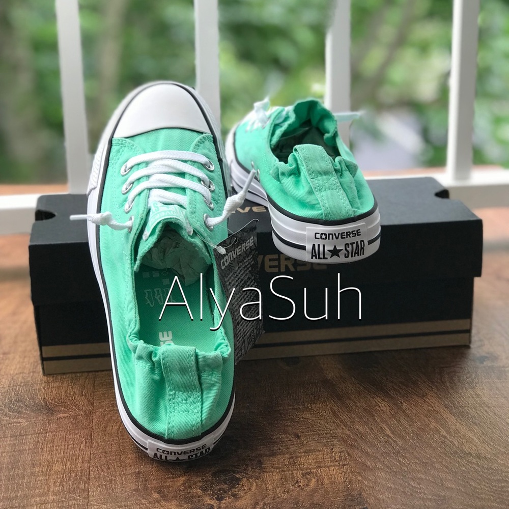 Converse Ctas Shoreline Slip Green Glow W AUTHENTI - Picture 3 of 8